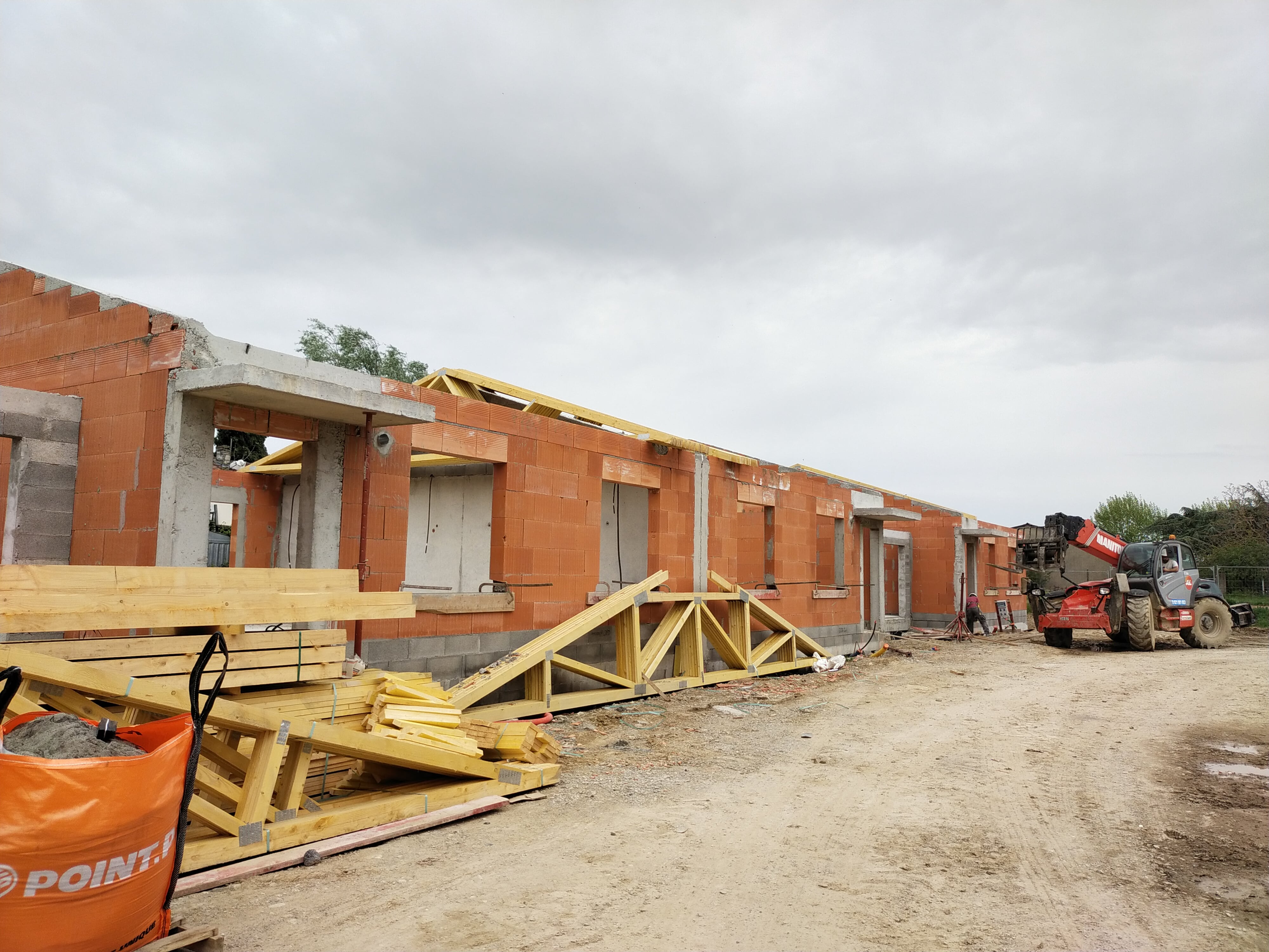 27 avril 2022 :  Villas 1 à 8 : élévations