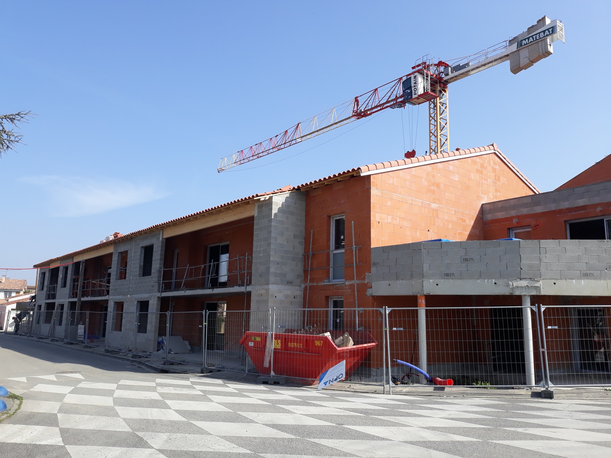 08 mars 2021 :  Hors d'eau / Hors d'air Bâtiment A